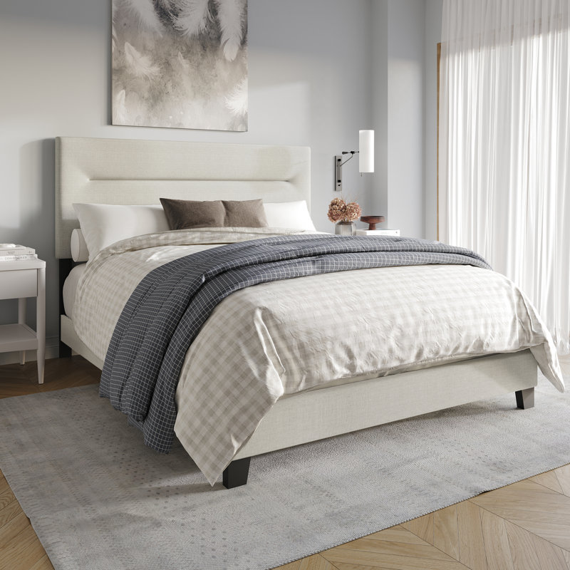 Ebern Designs Emery Upholstered Standard Bed & Reviews | Wayfair